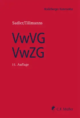 Tillmanns / Sadler / Bätge | Verwaltungs-Vollstreckungsgesetz/Verwaltungszustellungsgesetz | E-Book | sack.de