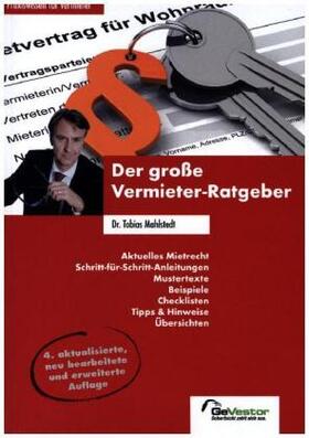 Mahlstedt |  Der große Vermieter-Ratgeber | Buch |  Sack Fachmedien