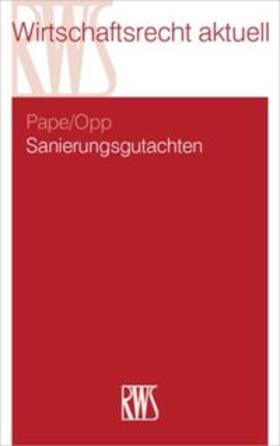 Pape / Opp |  Pape, M: Sanierungsgutachten | Buch |  Sack Fachmedien