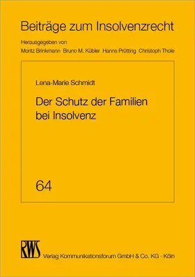 Schmidt | Der Schutz der Familie bei Insolvenz | E-Book | sack.de