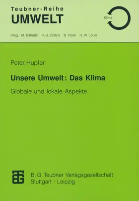 Hupfer |  Unsere Umwelt: Das Klima | Buch |  Sack Fachmedien