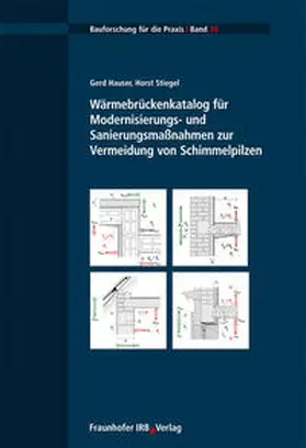 Stiegel / Hauser / Ingenieurbüro für Bauphysik Hauser und Partner, Baunatal |  Wärmebrückenkatalog für Modernisierungs- und Sanierungsmaßnahmen zur Vermeidung von Schimmelpilzen | Buch |  Sack Fachmedien