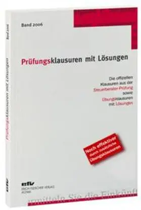 Erich Fleischer Verlag GmbH & Co. KG |  Prüfungsklausuren mit Lösungen, Band 2006 | Buch |  Sack Fachmedien