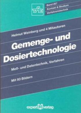 Weinberg |  Gemenge- und Dosiertechnologie | Buch |  Sack Fachmedien