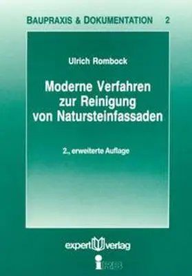 Rombock |  Moderne Verfahren zur Reinigung von Natursteinfassaden | Buch |  Sack Fachmedien