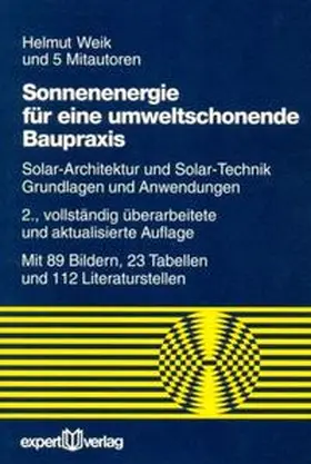 Weik |  Sonnenenergie für eine umweltschonende Baupraxis | Buch |  Sack Fachmedien