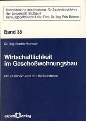 Heinisch |  Wirtschaftlichkeit im Geschosswohnungsbau | Buch |  Sack Fachmedien