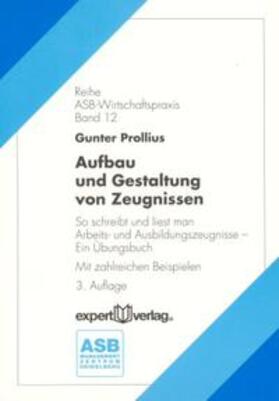 Prollius |  Prollius, G: Aufbau/Zeugnissen | Buch |  Sack Fachmedien