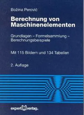 Perovic |  Berechnung von Maschinenelementen | Buch |  Sack Fachmedien