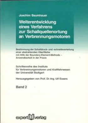 Baumhauer |  Weiterentwicklung eines Verfahrens zur Schallquellenortung an Verbrennungsmotoren | Buch |  Sack Fachmedien