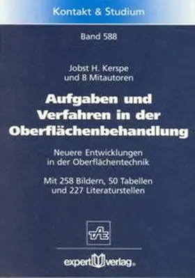 Kerspe |  Aufgaben und Verfahren der Oberflächenbehandlung | Buch |  Sack Fachmedien