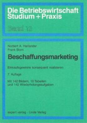 Harlander / Blom |  Beschaffungsmarketing | Buch |  Sack Fachmedien