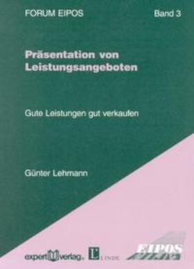 Lehmann |  Lehmann: Präsent./Leistungsangebote | Buch |  Sack Fachmedien
