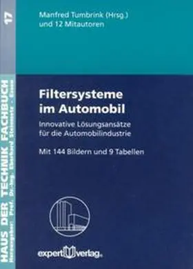 Tumbrink |  Filtersysteme im Automobil | Buch |  Sack Fachmedien