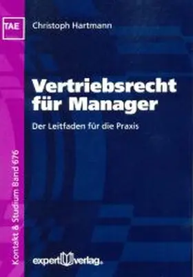 Hartmann |  Vertriebsrecht für Manager | Buch |  Sack Fachmedien