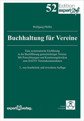 Pfeffer |  Buchhaltung für Vereine | Buch |  Sack Fachmedien