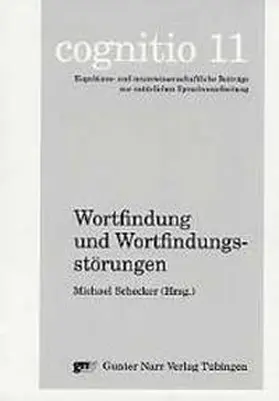 Schecker |  Wortfindung und Wortfindungsstörungen | Buch |  Sack Fachmedien