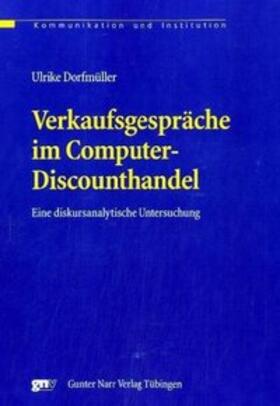 Dorfmüller |  Verkaufsgespräche im Computer-Discounthandel | Buch |  Sack Fachmedien