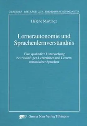 Martinez |  Lernerautonomie und Sprachenlernverständnis | Buch |  Sack Fachmedien