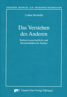 Bredella |  Das Verstehen des Anderen | Buch |  Sack Fachmedien