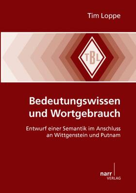 Loppe |  Bedeutungswissen und Wortgebrauch | Buch |  Sack Fachmedien