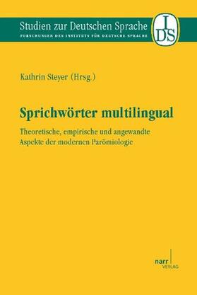 Steyer |  Sprichwörter multilingual | Buch |  Sack Fachmedien