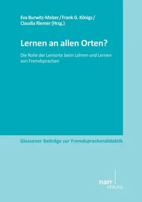 Burwitz-Melzer / Königs / Riemer |  Lernen an allen Orten? | Buch |  Sack Fachmedien