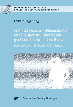 Degenring |  Identität zwischen Dekonstruktion und (Re)Konstruktion im zeitgenössischen britischen Roman | eBook | Sack Fachmedien