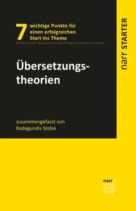 Stolze |  Übersetzungstheorien | Buch |  Sack Fachmedien