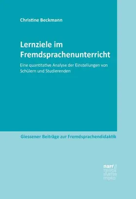 Beckmann |  Lernziele im Fremdsprachenunterricht | Buch |  Sack Fachmedien