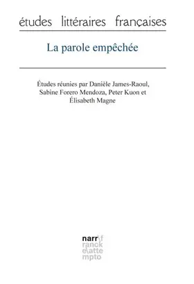 James-Raoul / Kuon / Magne |  La parole empêchée | Buch |  Sack Fachmedien