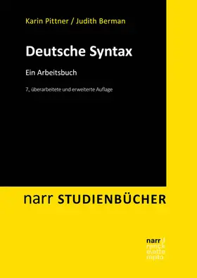 Pittner / Berman |  Deutsche Syntax | Buch |  Sack Fachmedien