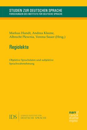 Hundt / Kleene / Plewnia |  Regiolekte | eBook | Sack Fachmedien