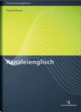 Mustu |  Kanzleienglisch | Buch |  Sack Fachmedien