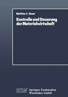 Heuer |  Kontrolle und Steuerung der Materialwirtschaft | Buch |  Sack Fachmedien