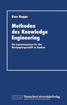 Hoppe |  Methoden des Knowledge Engineering | Buch |  Sack Fachmedien