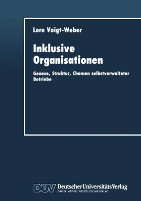 Voigt-Weber |  Inklusive Organisationen | Buch |  Sack Fachmedien