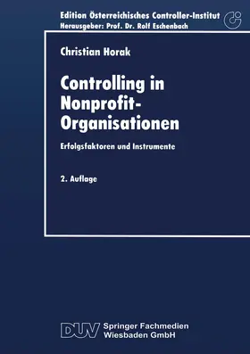 Horak |  Controlling in Nonprofit-Organisationen | Buch |  Sack Fachmedien