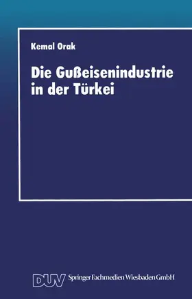  Die Gußeisenindustrie in der Türkei | Buch |  Sack Fachmedien