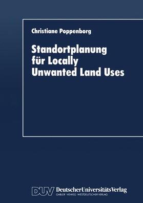  Standortplanung für Locally Unwanted Land Uses | Buch |  Sack Fachmedien