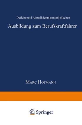  Ausbildung zum Berufskraftfahrer | Buch |  Sack Fachmedien