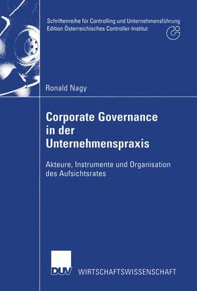 Nagy |  Corporate Governance in der Unternehmenspraxis | Buch |  Sack Fachmedien