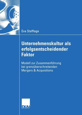 Schatz |  Unternehmenskultur als erfolgsentscheidender Faktor | Buch |  Sack Fachmedien