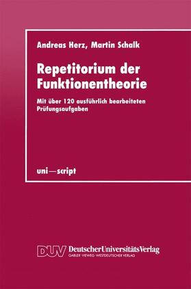 Herz |  Repetitorium der Funktionentheorie | Buch |  Sack Fachmedien