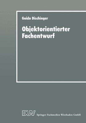  Objektorientierter Fachentwurf | Buch |  Sack Fachmedien