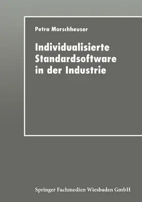  Individualisierte Standardsoftware in der Industrie | Buch |  Sack Fachmedien