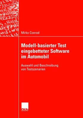 Conrad |  Modell-basierter Test eingebetteter Software im Automobil | Buch |  Sack Fachmedien