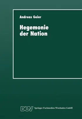  Hegemonie der Nation | Buch |  Sack Fachmedien