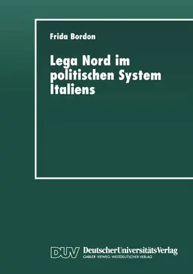  Lega Nord im politischen System Italiens | Buch |  Sack Fachmedien