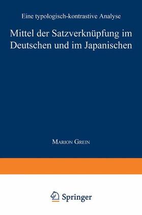  Mittel der Satzverknüpfung im Deutschen und im Japanischen | Buch |  Sack Fachmedien